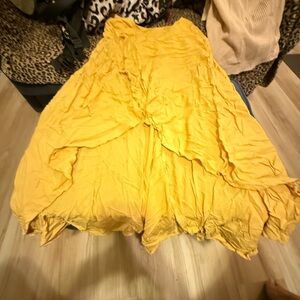 O'Neill Sunny Yellow A-Line Skirt